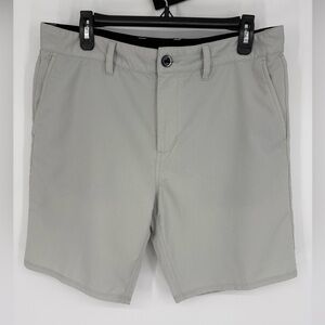 ANDERSONORD Performance Apparel Men's Flat Front Performance Shorts — Light Gray